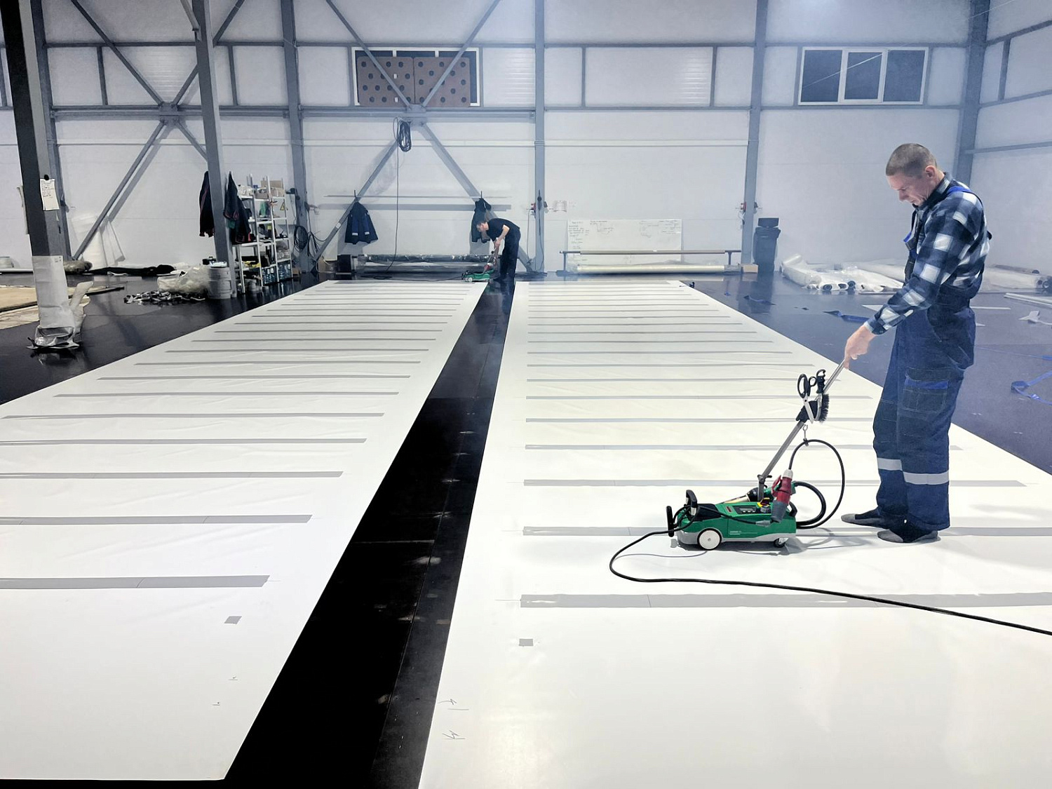 Изготовление тента крыши на полуприцеп