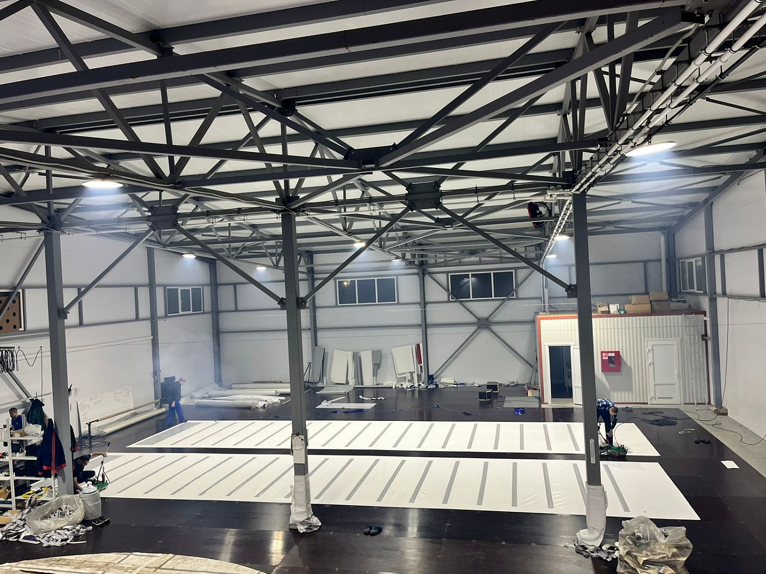 Изготовление тента крыши на полуприцеп